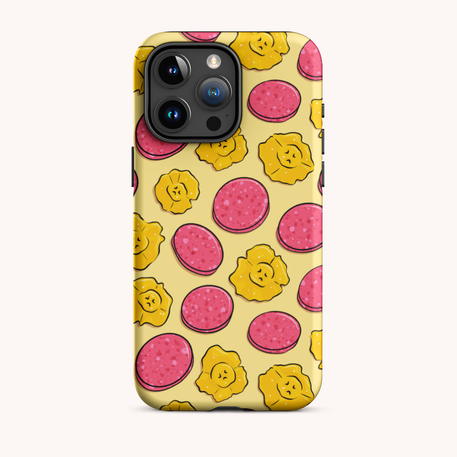 Tostones and salami phone case.